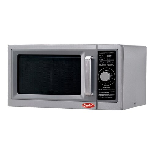 General 1-cu ft 1000-Watt Countertop Microwave (Stainless Steel) in the