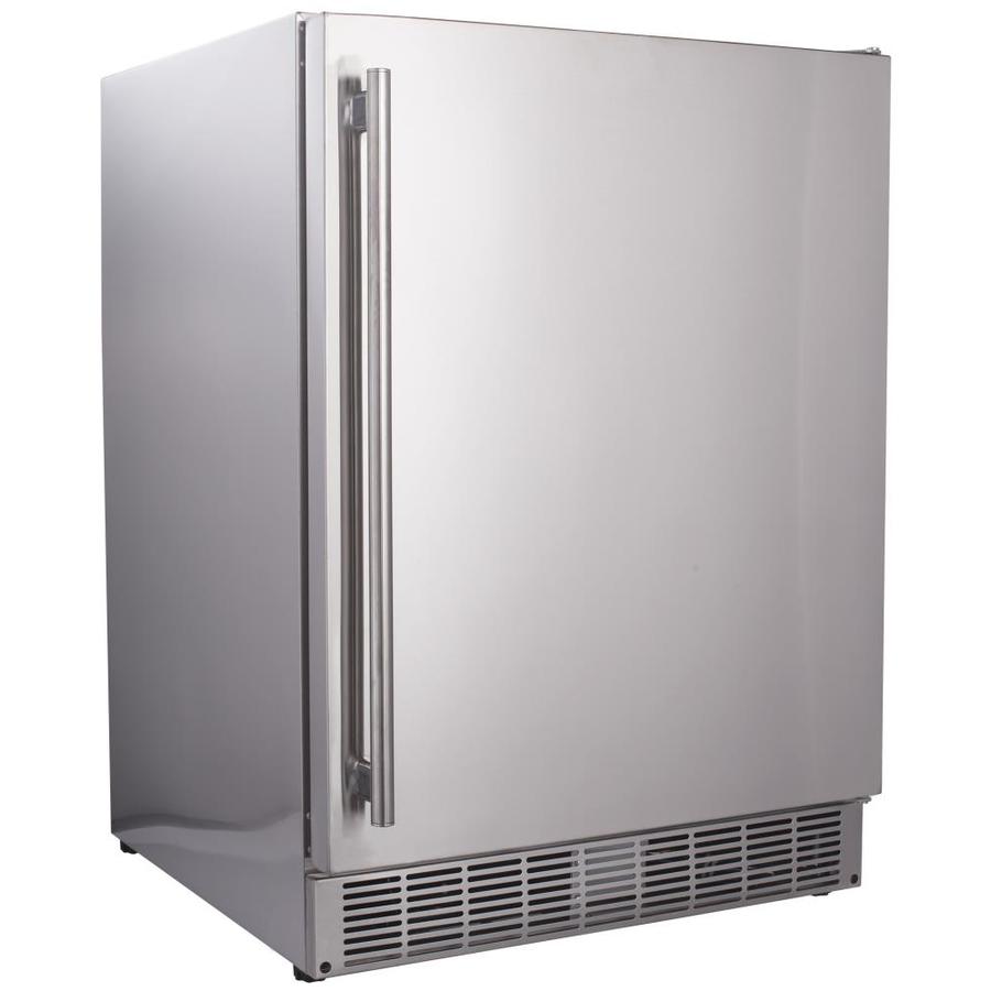 Maxx Ice 5-cu ft 1-Door Compact Commercial Refrigerator (Stainless ...