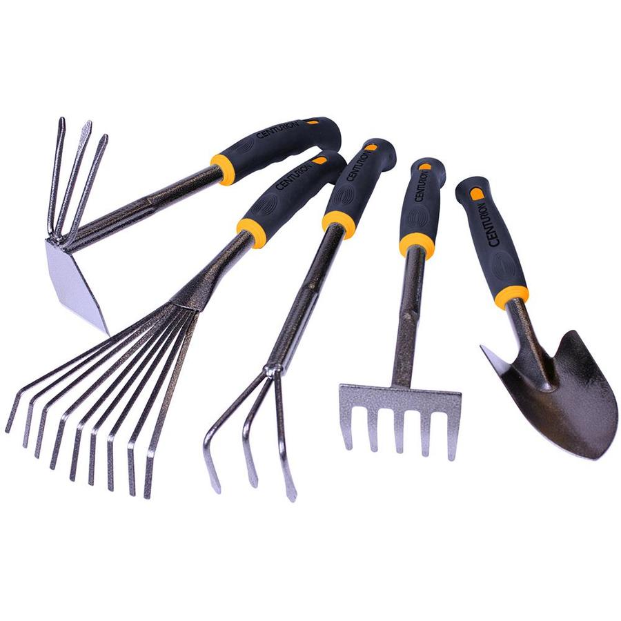 Centurion 5-piece Hammerstone Finish Garden Digging Tool Set In The 