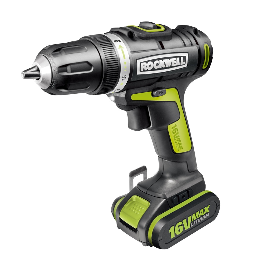 Rockwell 16 Volt 3 8 In Cordless Drill With Battery In The Drills Department At