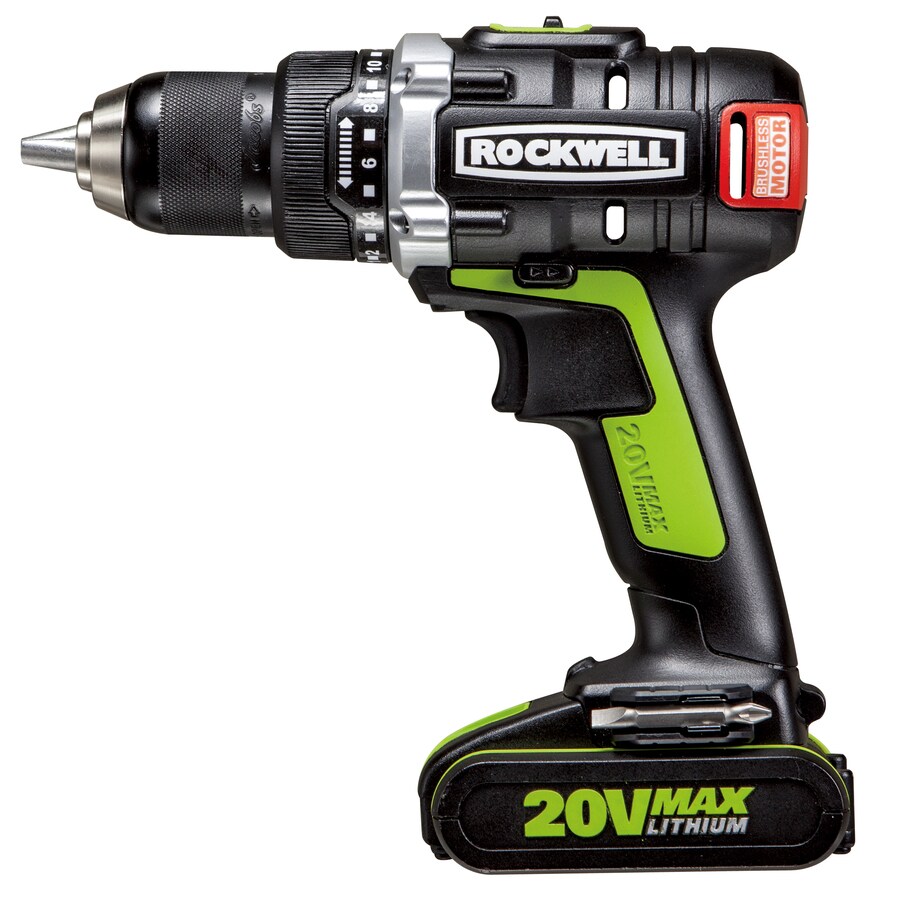 ROCKWELL 20-Volt Max 1/2-in Cordless Brushless Drill at Lowes.com