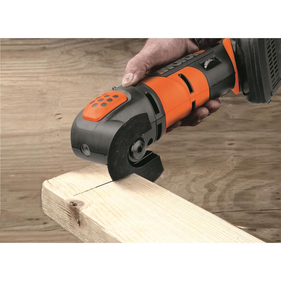 WORX Oscillating MultiTool Kit Cordless 20Volt Max Integrated Work