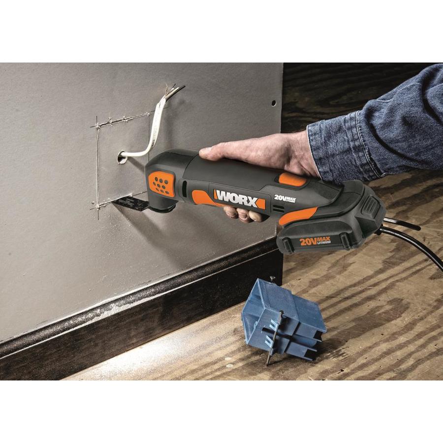 WORX Oscillating MultiTool Kit Cordless 20Volt Max Integrated Work