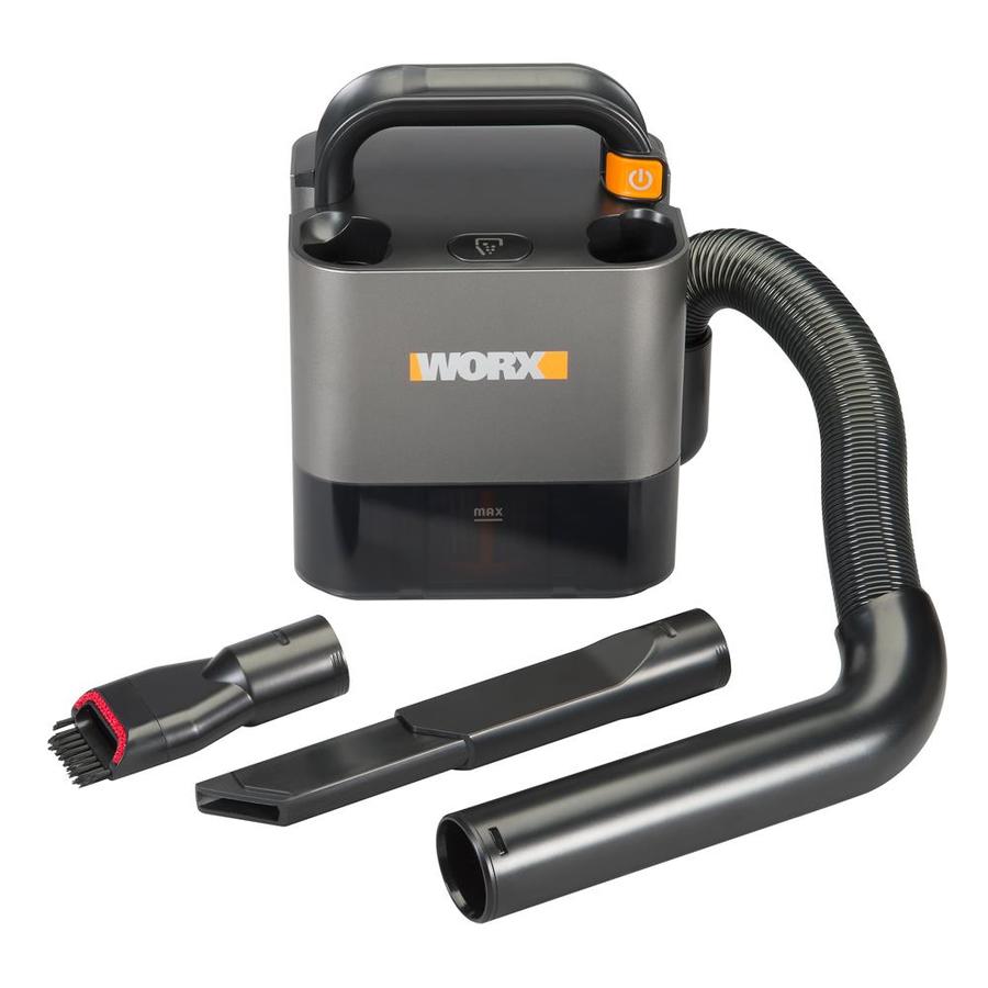 WORX 20-Volt Max Cordless Handheld Wet/Dry Shop Vacuum (Battery .