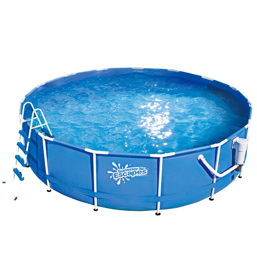 Summer Escapes Summer Escapes 15 Ft X 15 Ft X 48 In Round Above Ground Pool At