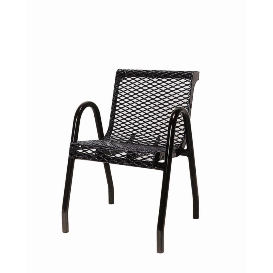 UltraPlay 22in L x 24in D x 32in H UltraCoat Series Steel Thermoplastic Coated Black Planks