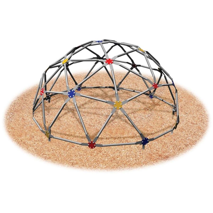 UltraPlay MultiColor/Galvanized Steel GeoDome in the Metal Playsets & Swing Sets department at