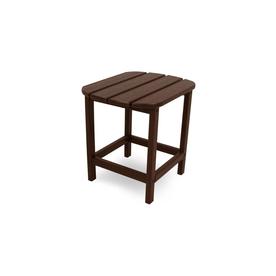 POLYWOOD South Beach Patio Side Table - Dark Brown