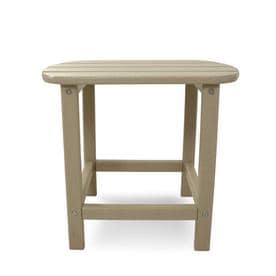 POLYWOOD South Beach Patio Side Table - Beige