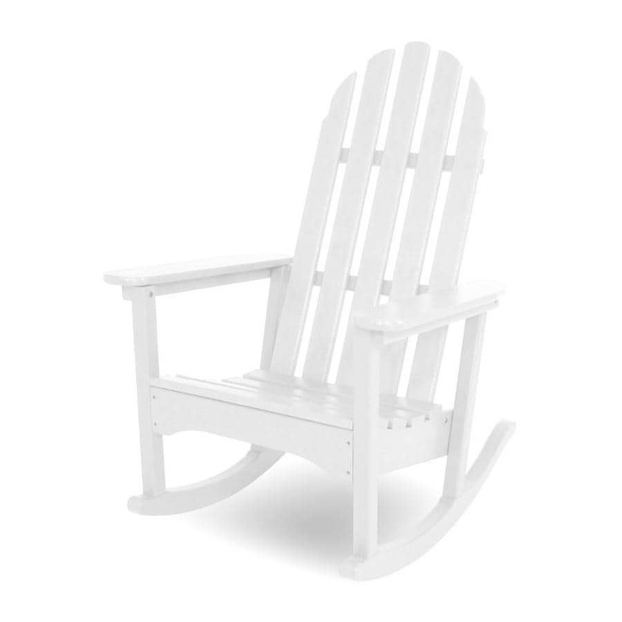 POLYWOOD Classic Adirondack HDPE Rocking Chair with Slat ...