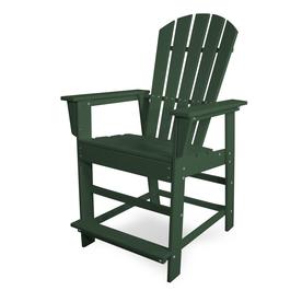 South Beach Patio Chairs At Lowes Polywood South Beach Hdpe Bar Stool Chair With Slat Seat