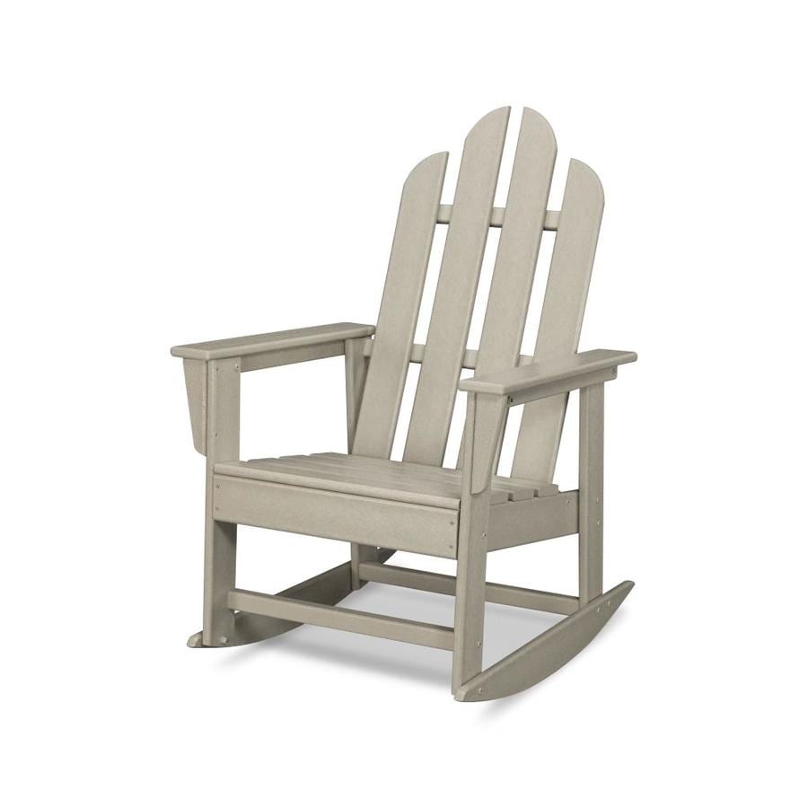 Polywood Long Island Sand Plastic Patio Rocking Chair At Lowes Polywood Long Island Sand Plastic Patio Rocking Chair