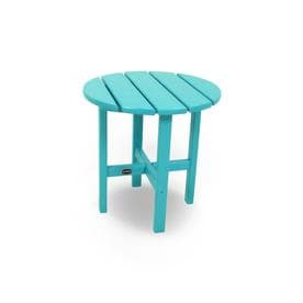 POLYWOOD Round Patio Side Table - Aruba