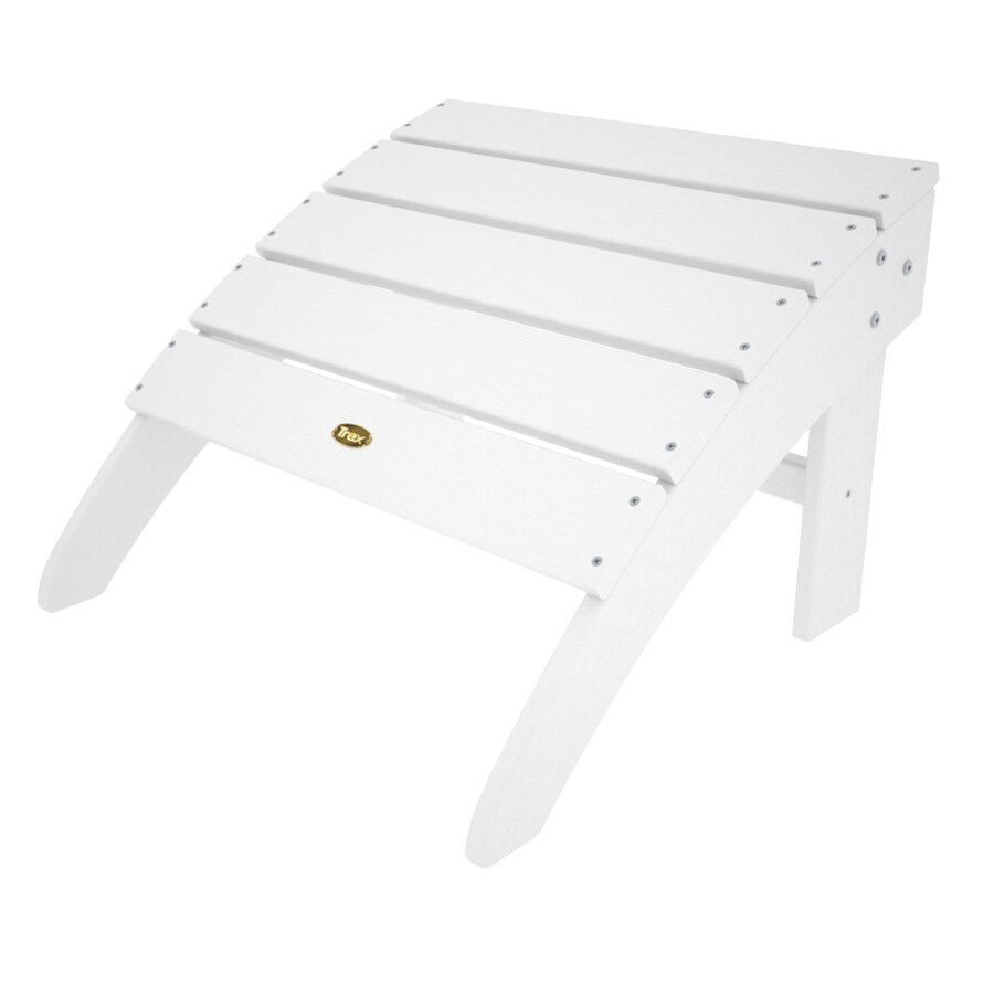 Trex Outdoor Furniture Plastic Ottoman at