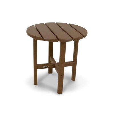 Trex Outdoor Furniture Cape Cod Round Outdoor End Table 18 In W