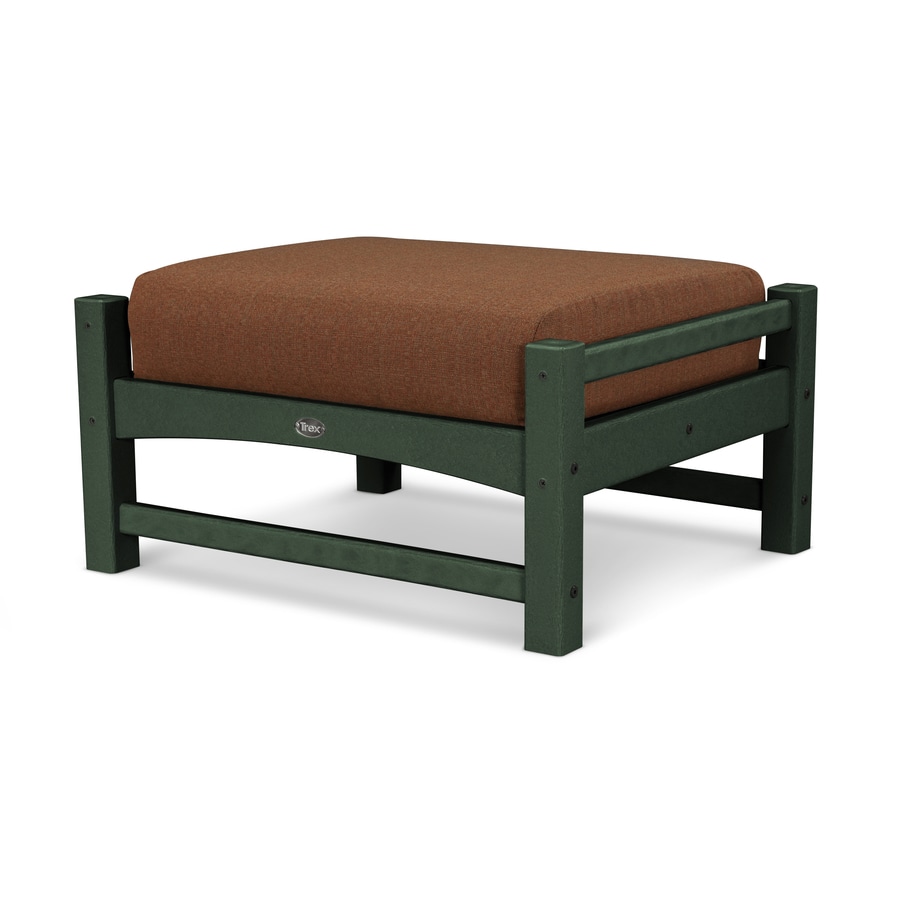 Trex Outdoor Furniture Rockport Club Ottoman in the Outdoor Ottomans