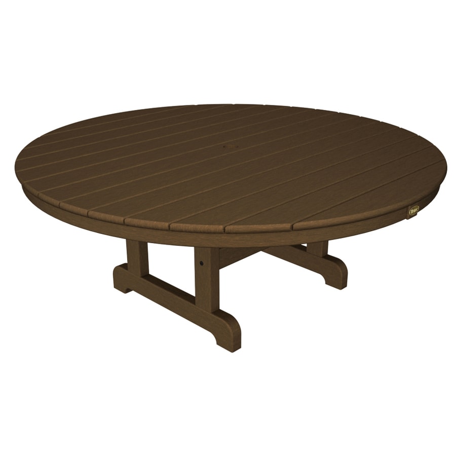 Trex Outdoor Furniture Cape Cod 48 In W X L Round Plastic Trex Outdoor Furniture Cape Cod 48 In W X L Round Plastic