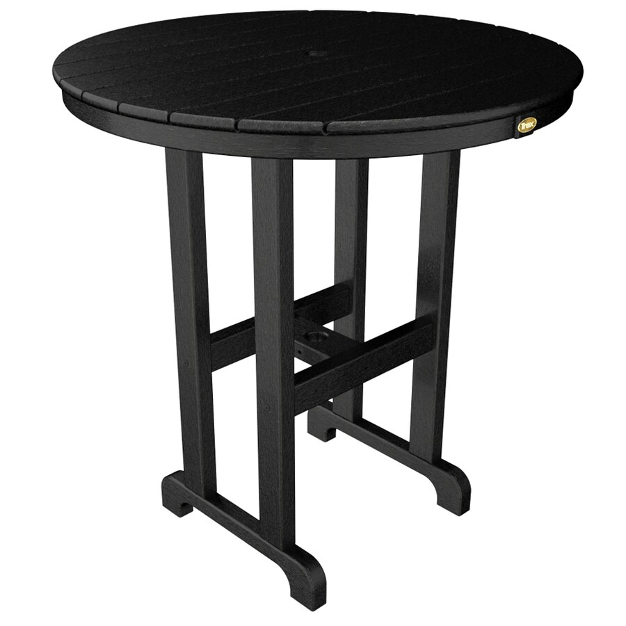 Trex Outdoor Furniture Monterey Bay Round Outdoor Bar Table W x L