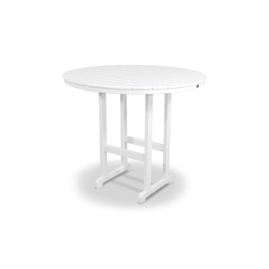 Trex Outdoor Furniture Monterey Bay 48 In W X L Round Trex Outdoor Furniture Monterey Bay 48 In W X L Round Plastic