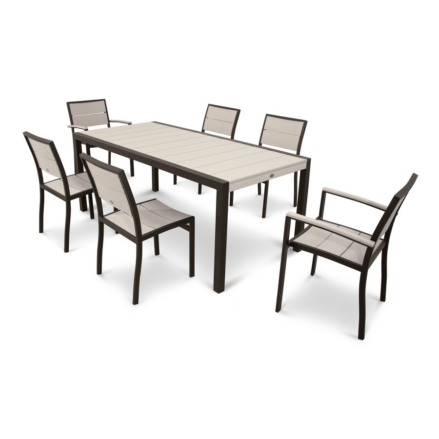 Trex Outdoor Furniture Surf City 7Piece Patio Dining Set at