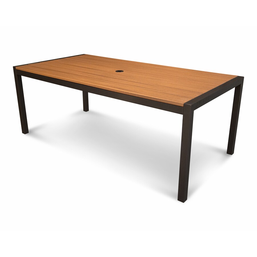 Trex Outdoor Furniture Parsons Rectangle Outdoor Dining Table W x L ...