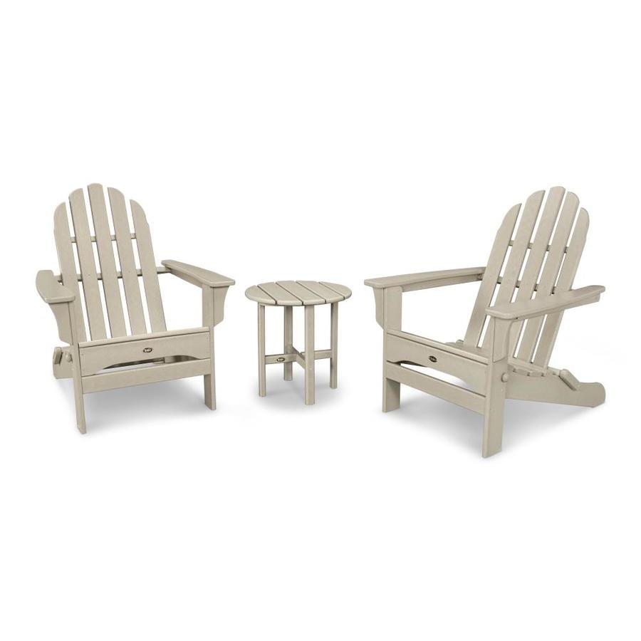 Trex Outdoor Furniture Cape Cod 3 Piece Tan Frame Patio Set With In The Patio Dining Sets Department At Lowes Com