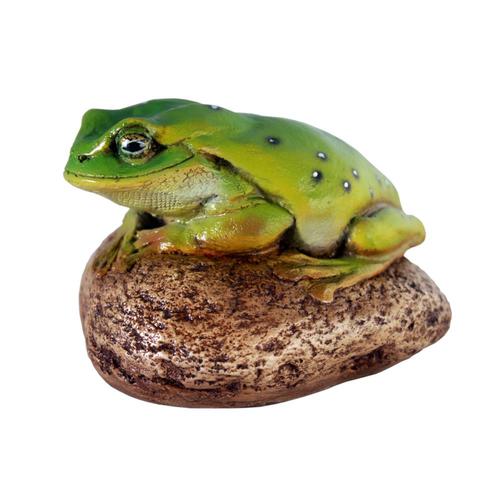 Design Toscano 4in H x 6in W Frog Garden Statue in the Garden Statues department at