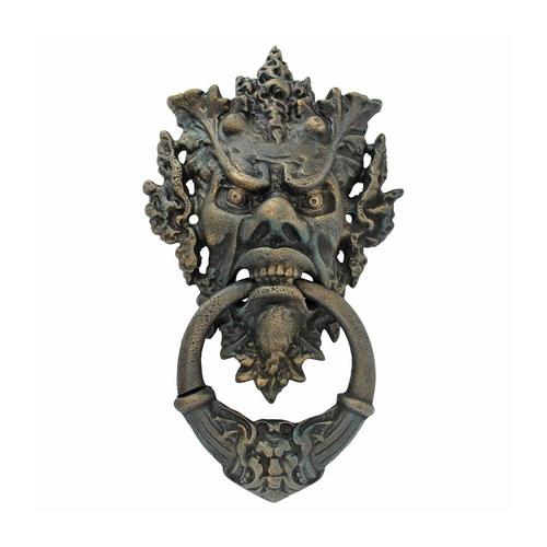 Design Toscano Vecchio Greenman 15 In Entry Door Knocker At Lowes Com