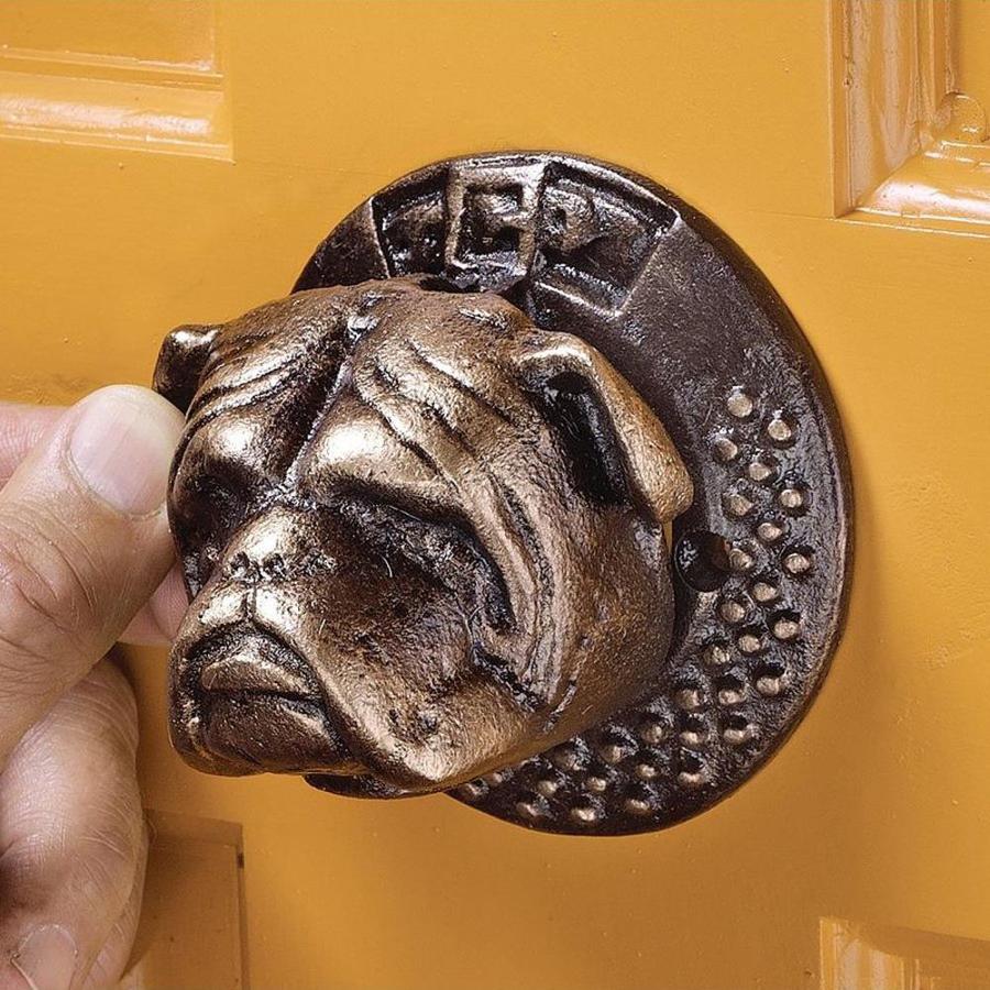 Design Toscano 4 In Oil Rubbed Bronze Door Knocker 2 Pack At