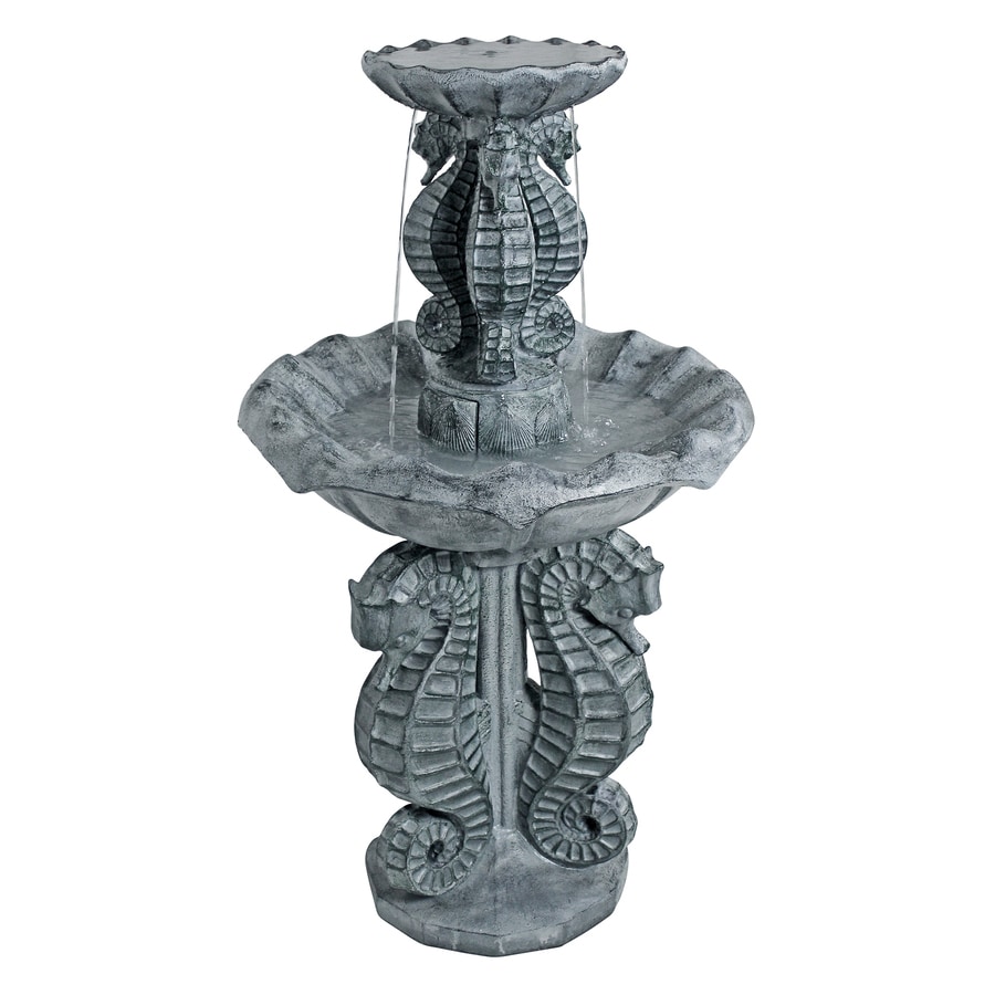 Design Toscano Spirit Of The Ocean Seahorse Fountain At Lowes.com