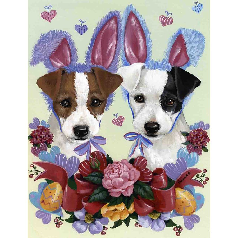 Precious Pet Paintings Jack Russell 2 33 Ft W X 3 33 Ft H Easter