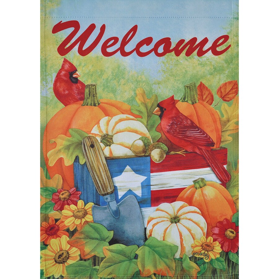 Rain or Shine 1.04ft W x 1.5ft H Birds Garden Flag in the Decorative Banners & Flags