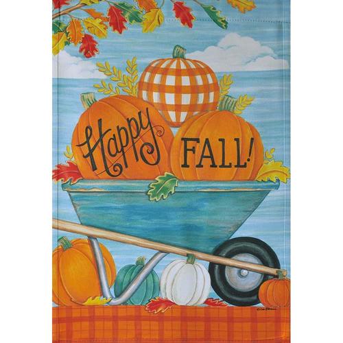 Rain or Shine 1.04-ft W x 1.5-ft H Fall Garden Flag at ...