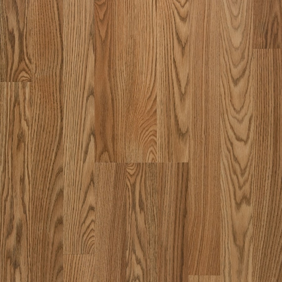 Style Selections Toffee Oak 8 07 In W X 3 97 Ft L Embossed Wood