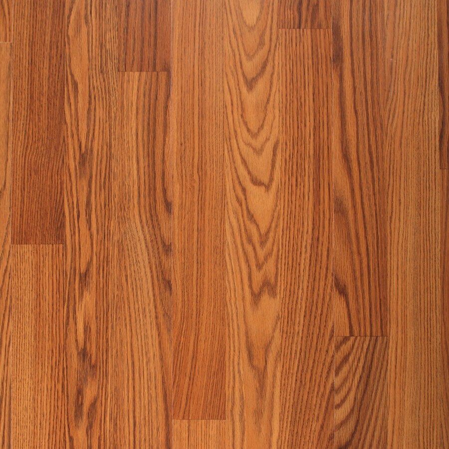 Project Source 377441-00189 (Sample) Laminate Amber Oak Laminate Flooring