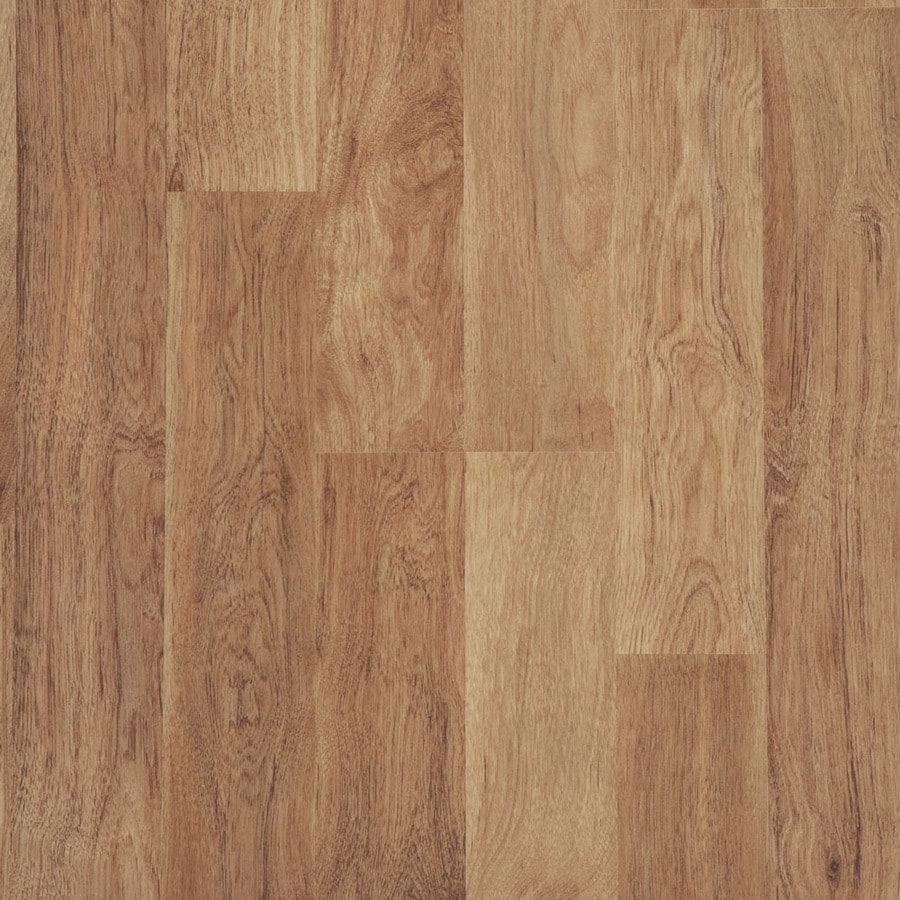 Shop Style Selections 8.05-in W x 3.97-ft L Ginger Hickory Smooth ...