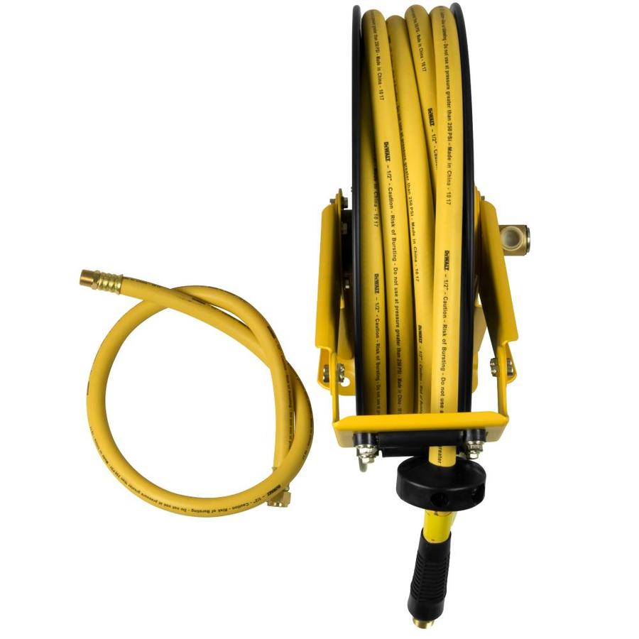 DEWALT 1/2-in Kink Free 50-ft Rubber Air Hose in the Air Compressor ...