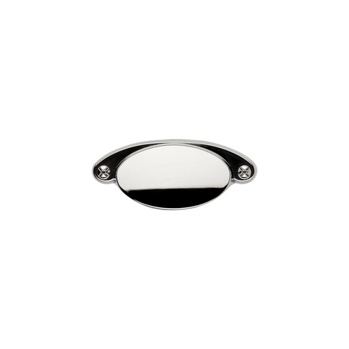 Sumner Street Home Hardware Ovaline 2 1 4 In Center To Center Polished Nickel Oval Cup Cabinet Pull At Lowes Com