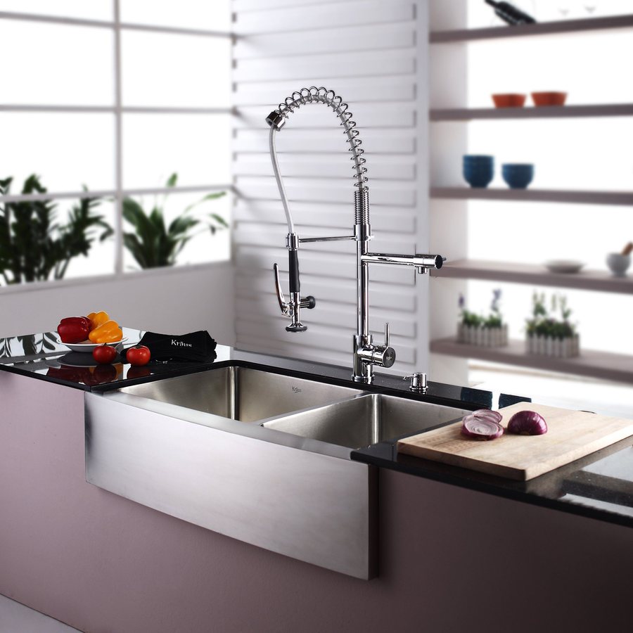 Kraus KPF-1602-KSD-30CH Kitchen-Faucets - View #7