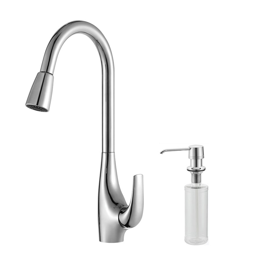 Kraus KPF-1621-KSD-30CH Chrome 1-Handle Pull-Down Kitchen Faucet