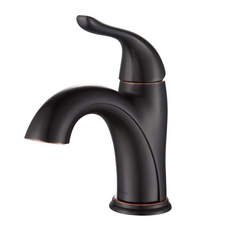 Kraus Arcus Oil Rubbed Bronze 1 Handle Single Hole WaterSense Bathroom   846639015196 