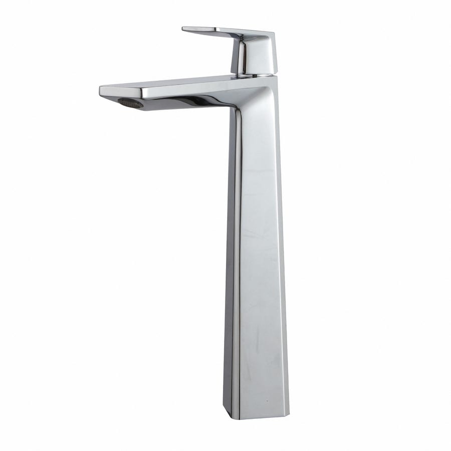 Kraus Exquisite Chrome 1 Handle Vessel Watersense Bathroom Sink