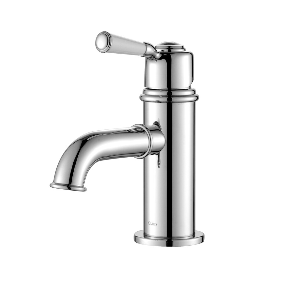 Kraus Exquisite Chrome 1 Handle Single Hole Watersense Bathroom Kraus Exquisite Chrome 1 Handle Single Hole Watersense Bathroom Faucet
