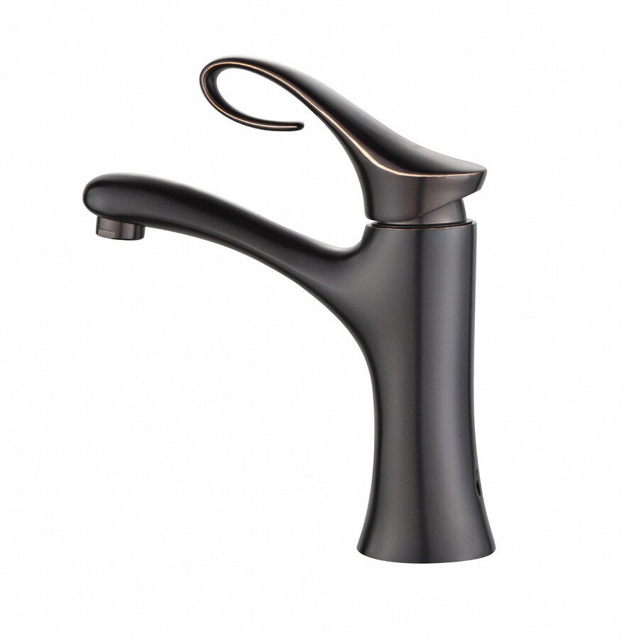 Kraus Premier Oil Rubbed Bronze 1handle Single Hole WaterSense Bathroom Sink Faucet with Drain