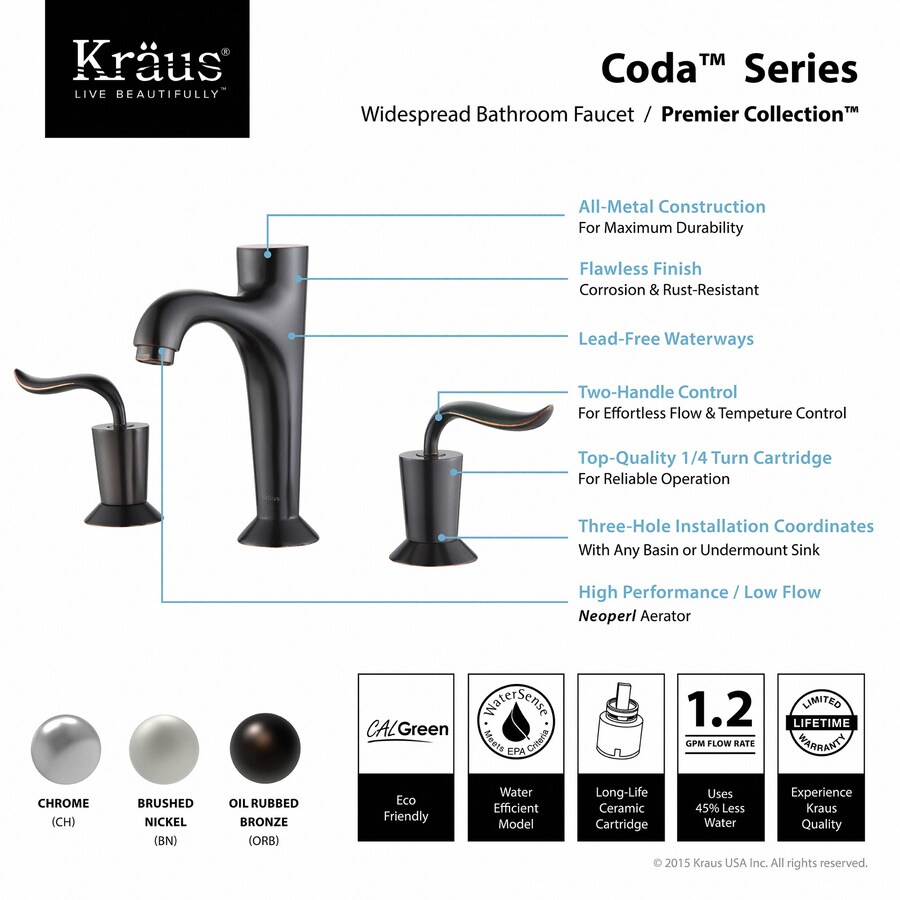 Kraus FUS-13803ORB Lavatory-Faucets - View #3
