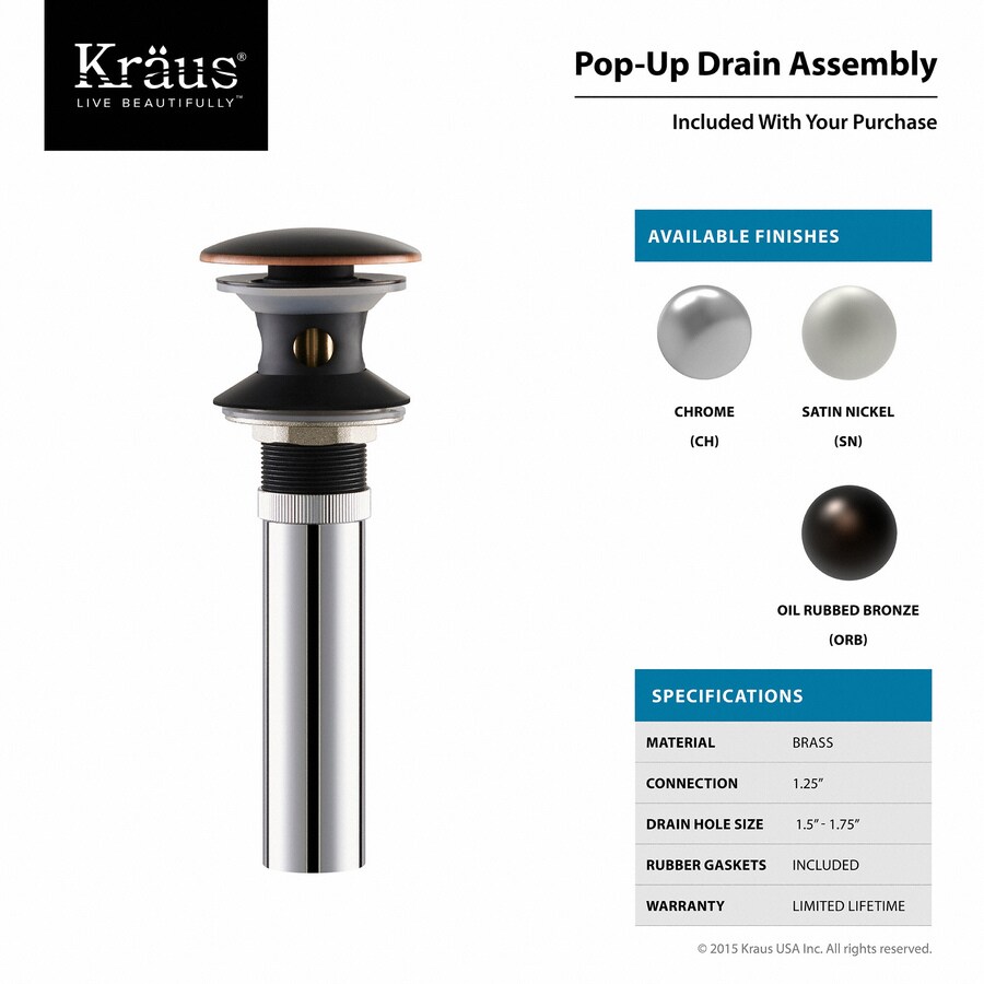 Kraus FUS-13803ORB Lavatory-Faucets - View #4