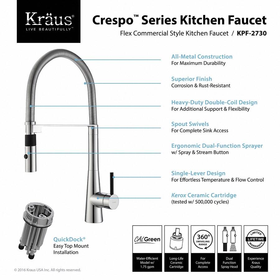 Kraus KPF-2730CH Kitchen-Faucets - View #3