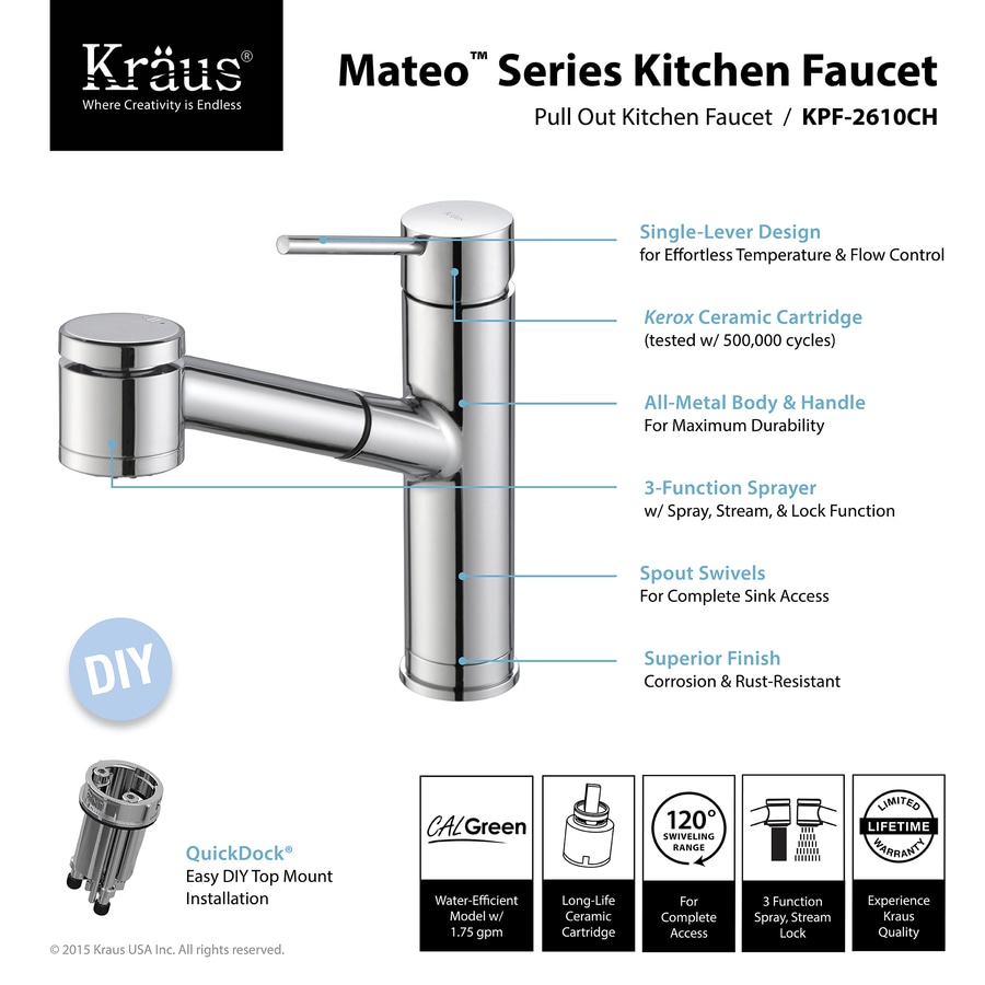 Kraus KPF-2610-2600-41CH Kitchen-Faucets - View #7