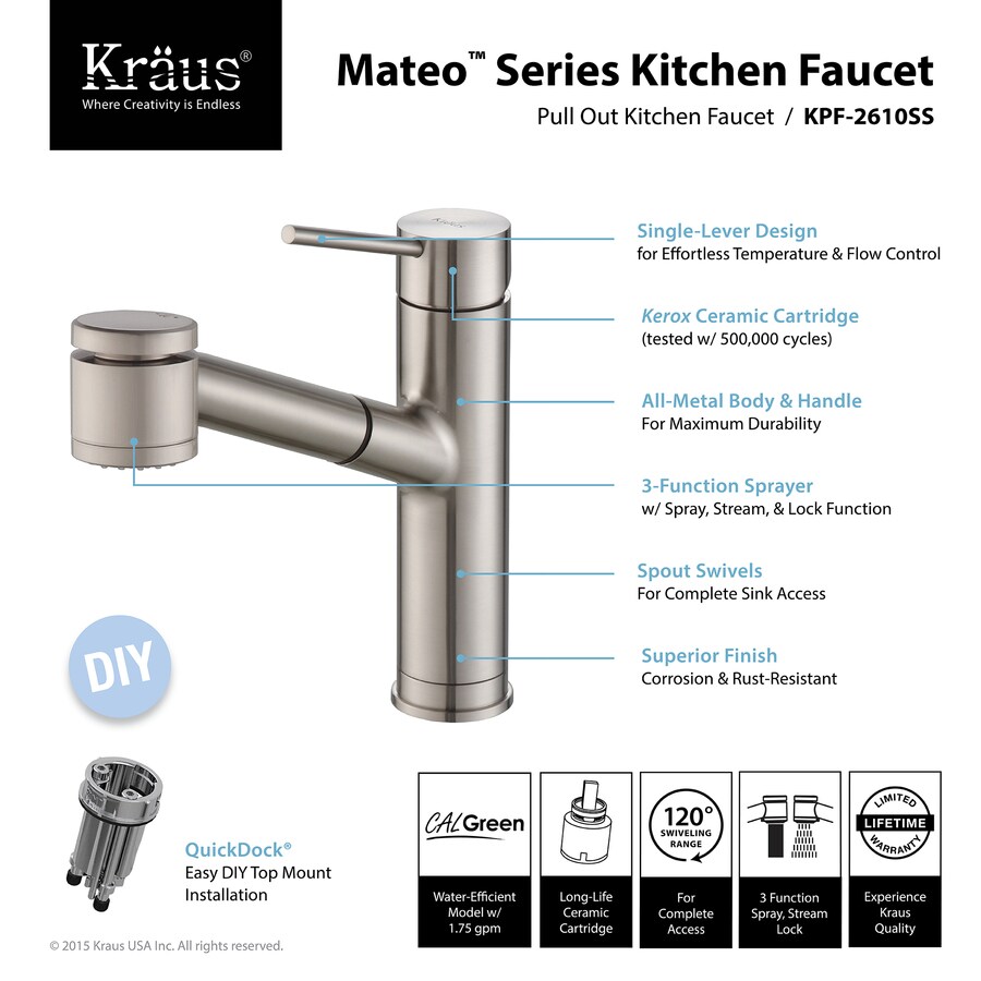 Kraus KPF-2610-2600-41SS Kitchen-Faucets - View #7