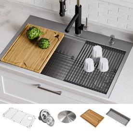 Stainless Steel Kitchen Sinks At Lowes Com